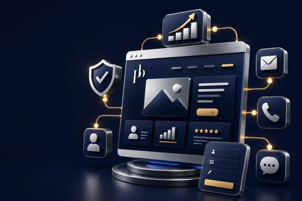 Secure and reliable website for businesses