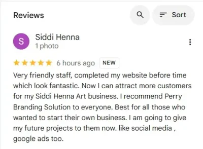 Siddi Henna Art Google review